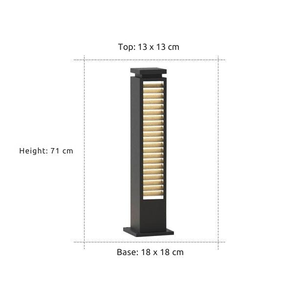 Ruprt LED Landscape Decorative PC Outdoor Post Lights