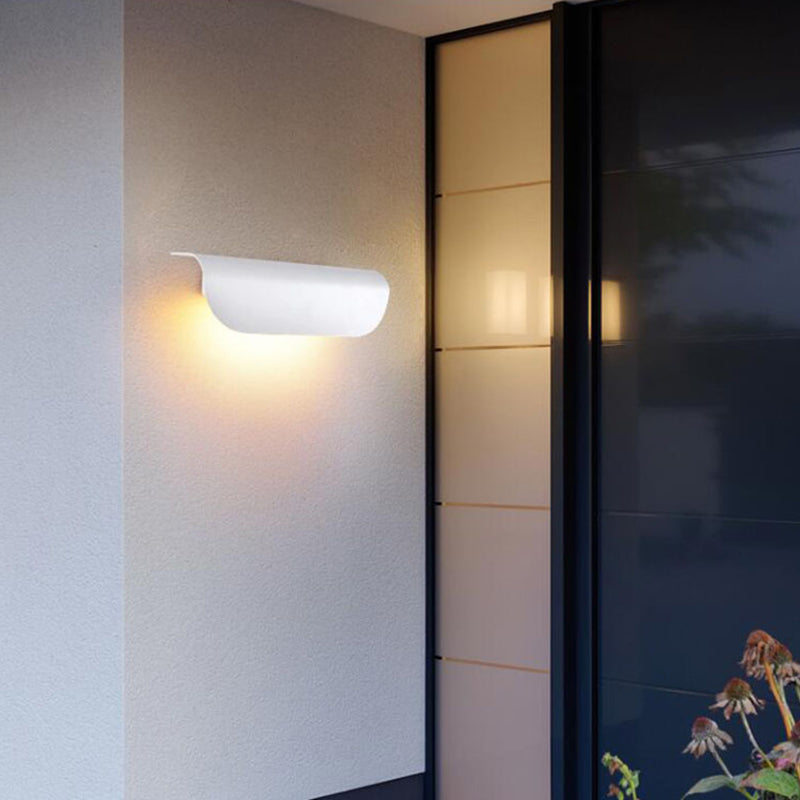 Ray Modern Outdoor Wall Lighting, Waterproof, Curved - Neutral Decor