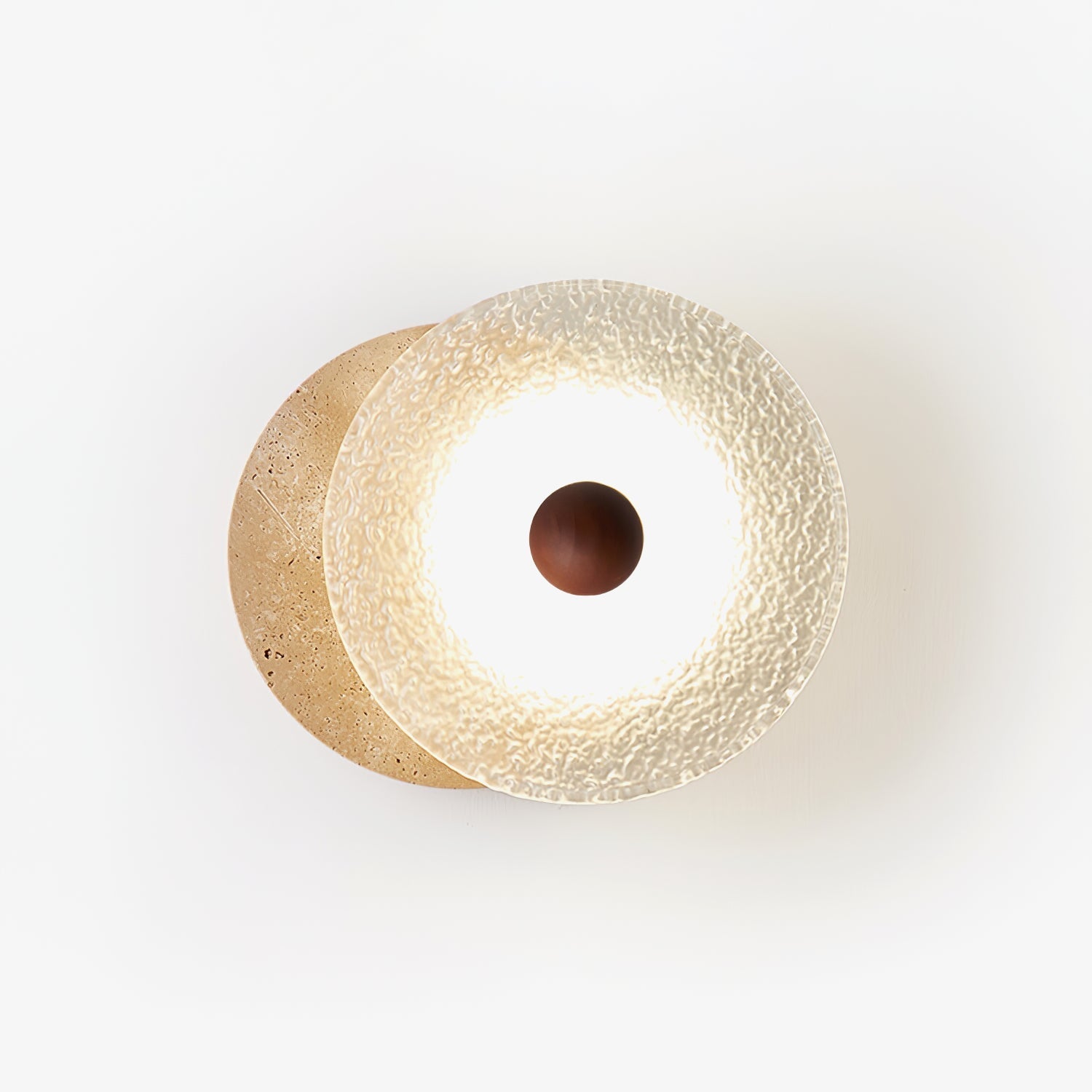 Olivia Travertine Wall Light-Neutral Decor