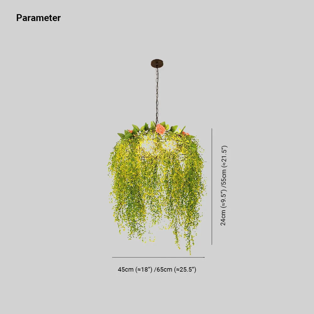 Ritta Art Natural Plant/Flower Decor Pendant Light Living Room - Neutral Decor