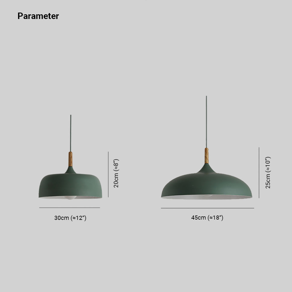 Aria Modern Pendant Light Dome Macaron Dining Room - Neutral Decor