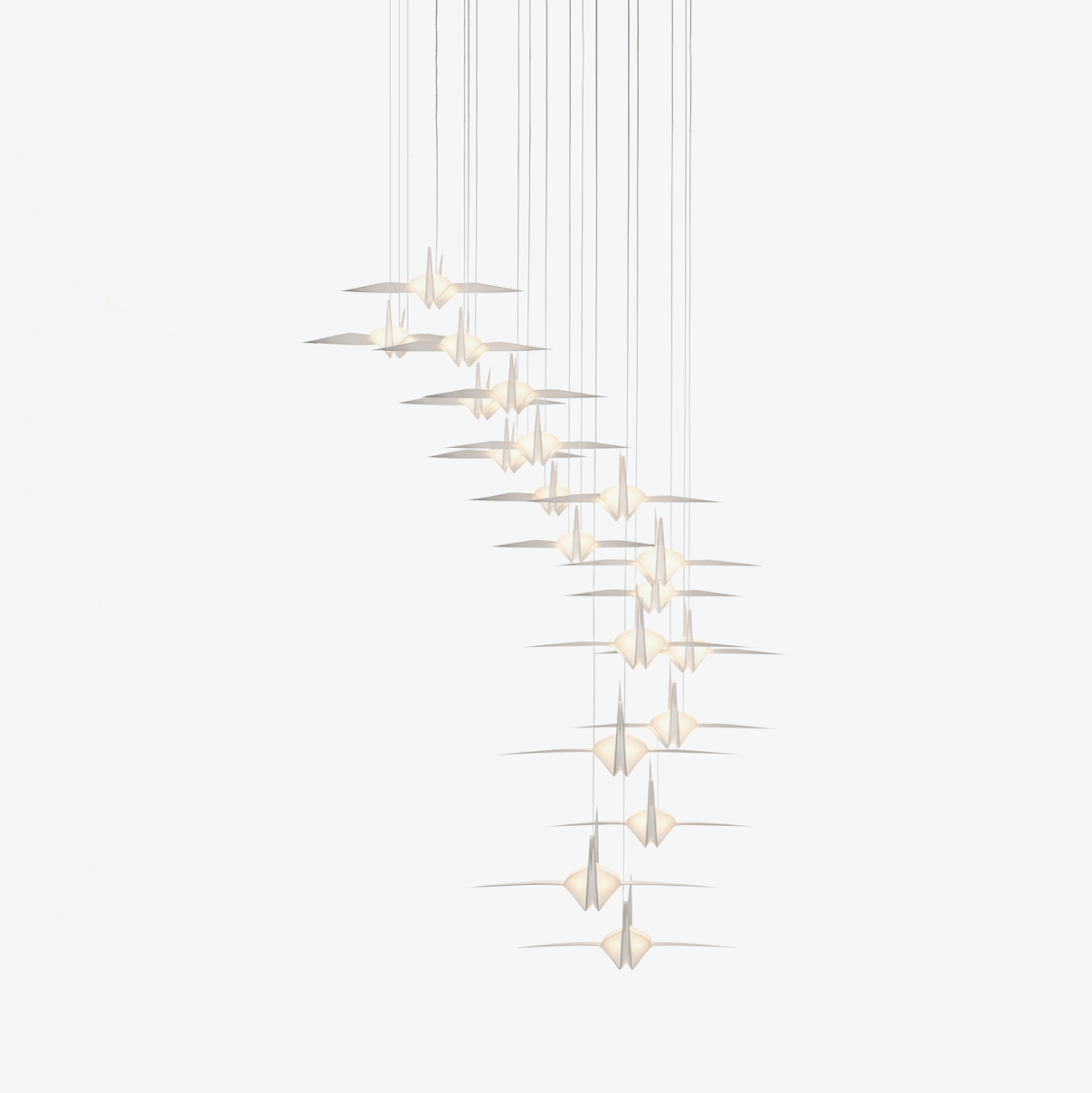 Crane Flock Pendant Light-Neutral Decor