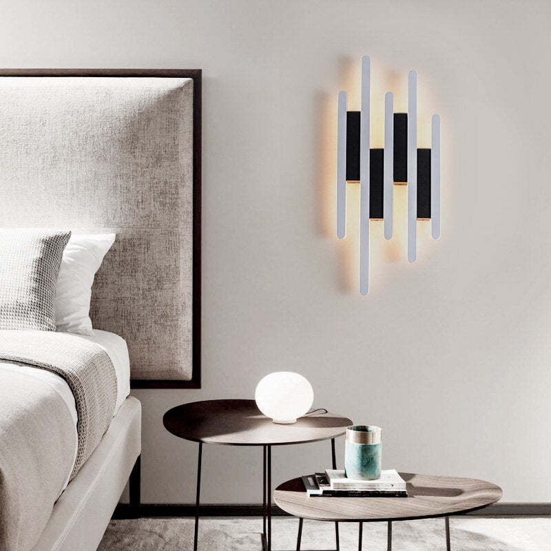 Arisha Industrial Black & White Wall Lamp, 2 Styles - Neutral Decor
