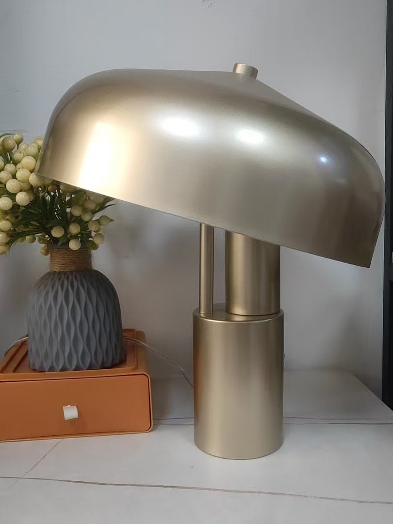 Kite Organic Brass Desk Lamp-Neutral Decor