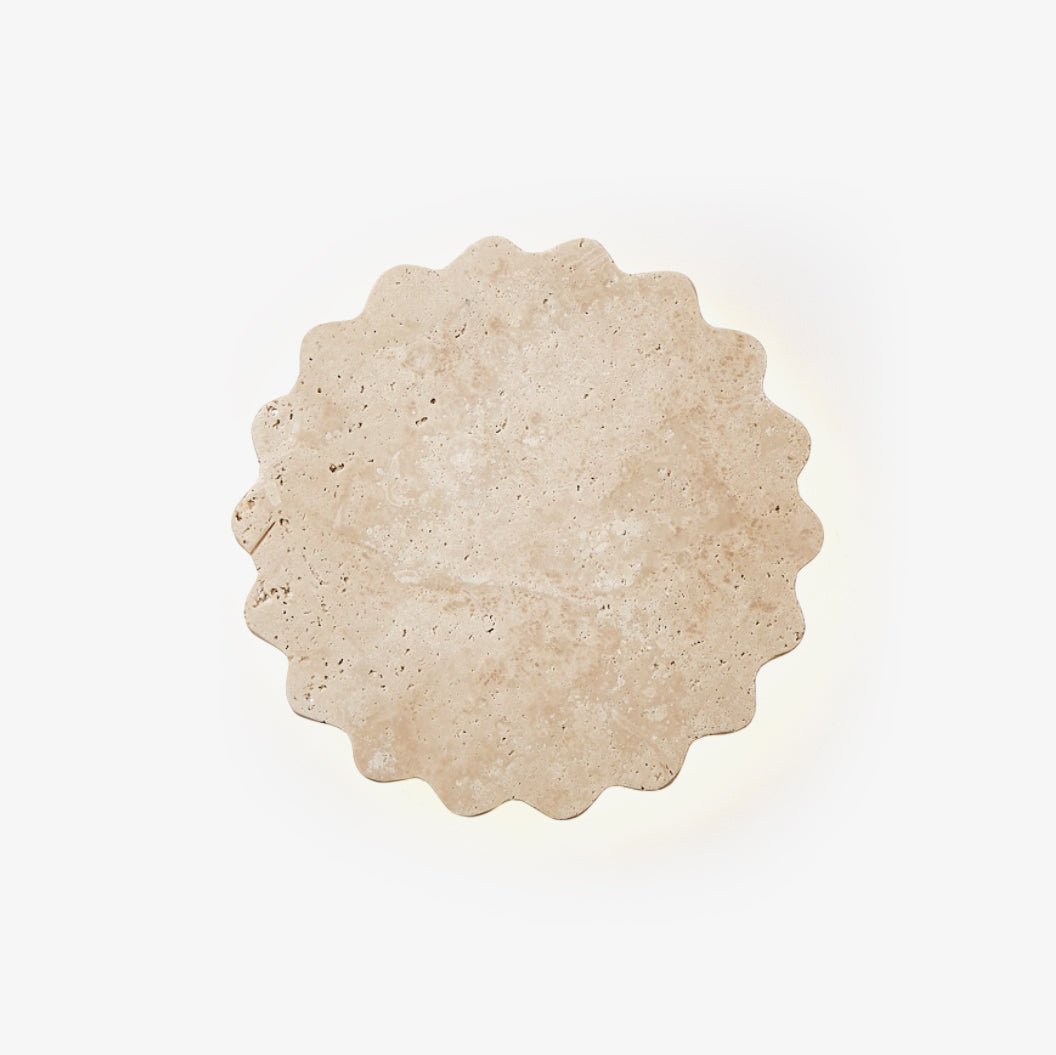Luna Scallop Wall Lamp-Neutral Decor