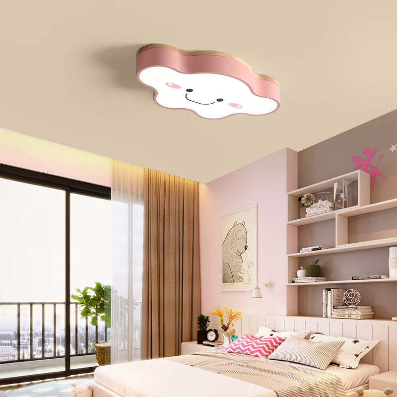Arisha Creative Art Cloud LED Ceiling Light for Kids Room - Neutral Decor