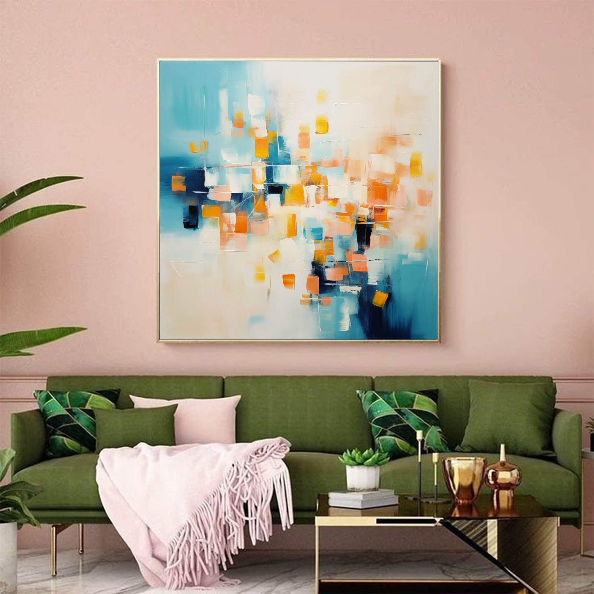 Abstract Canvas Art AB223 - Neutralighting