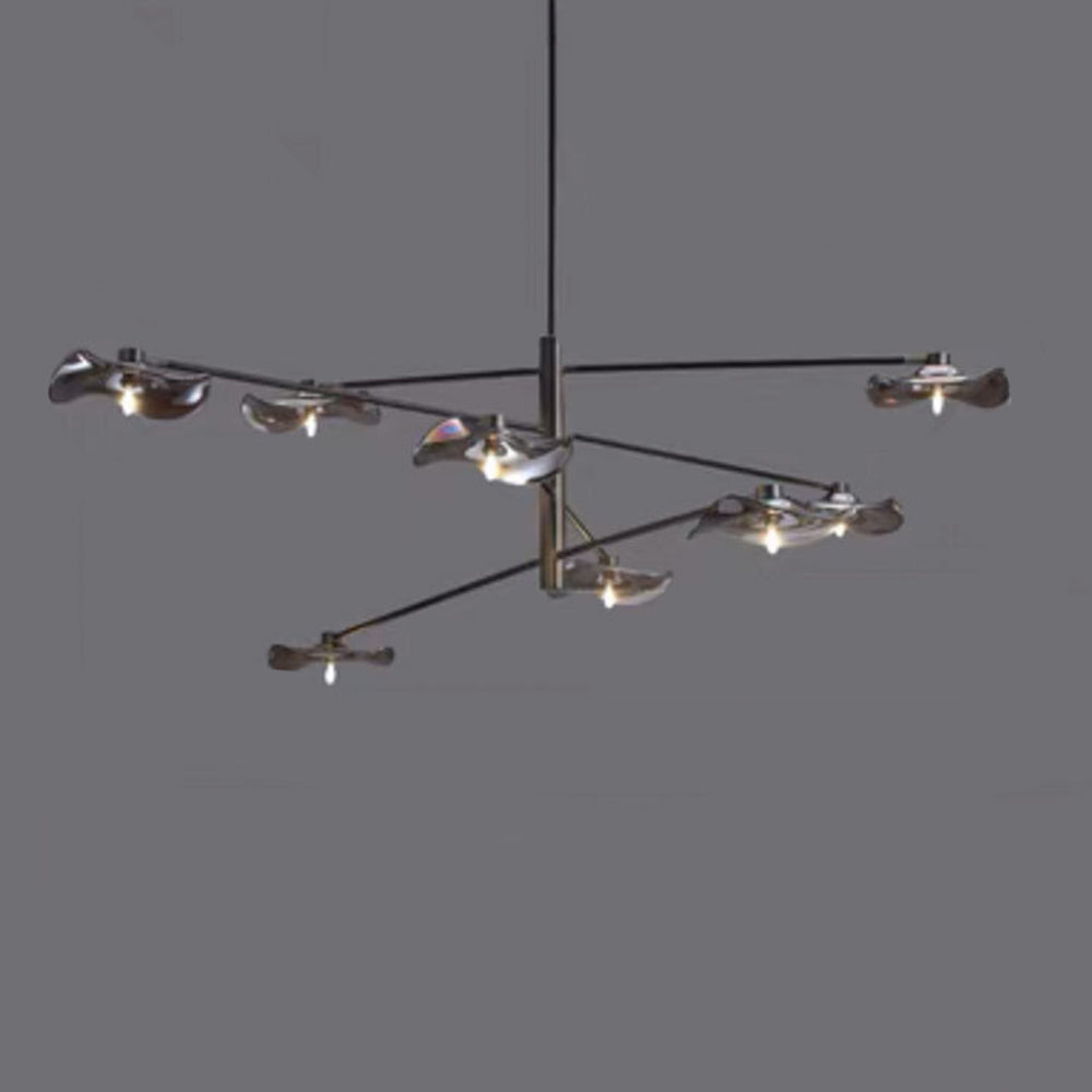 Arisha Modern Branch Metal Pendant Light, Clear/Multicolor - Neutral Decor