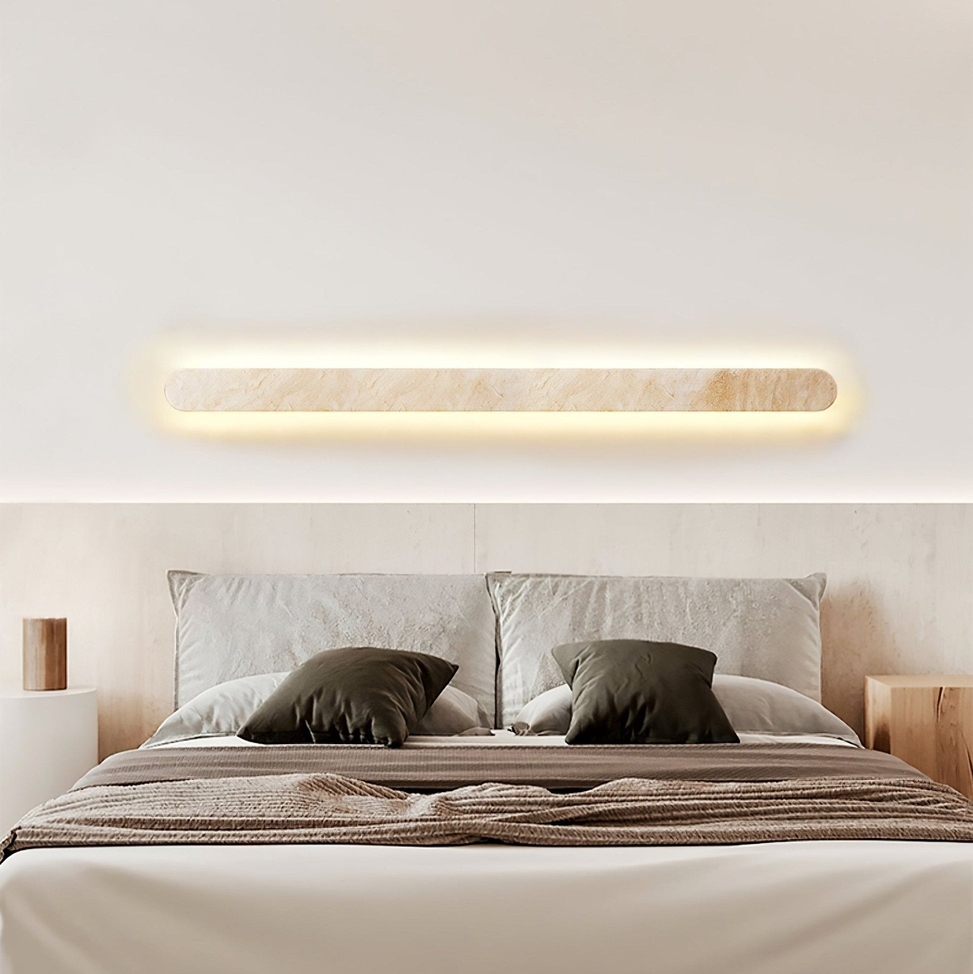 Elraee Travertine Wall Light-Neutral Decor