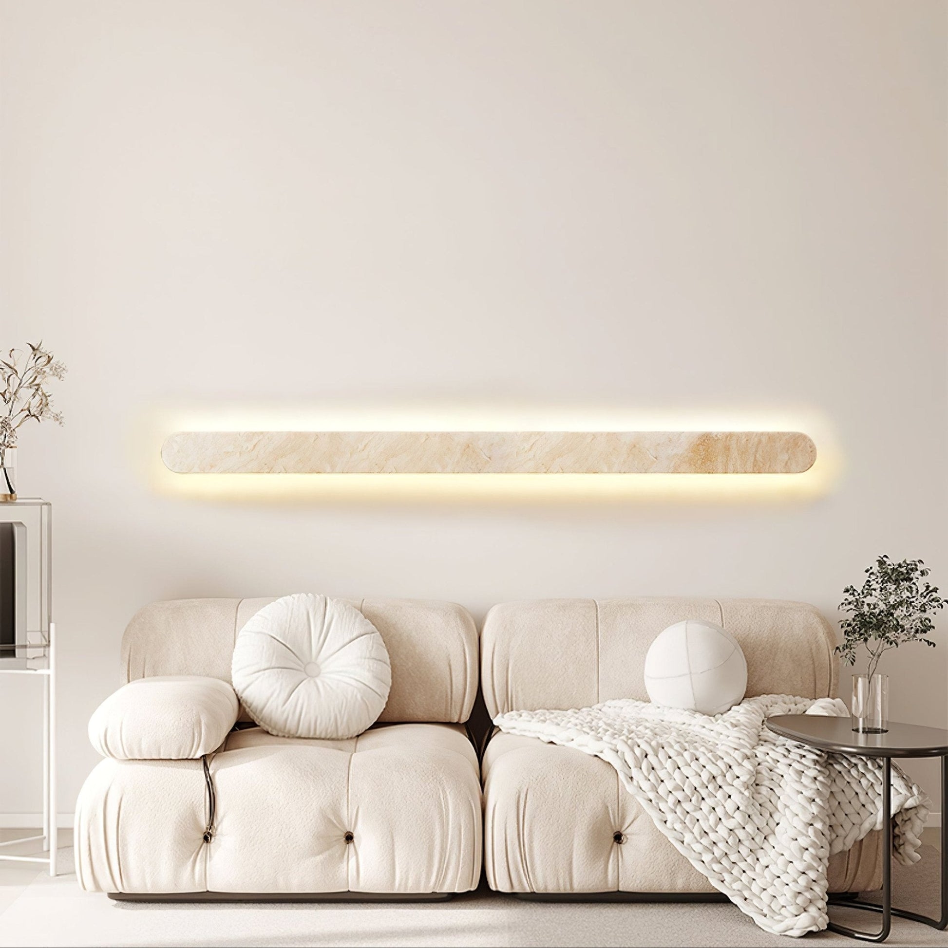 Elraee Travertine Wall Light-Neutral Decor