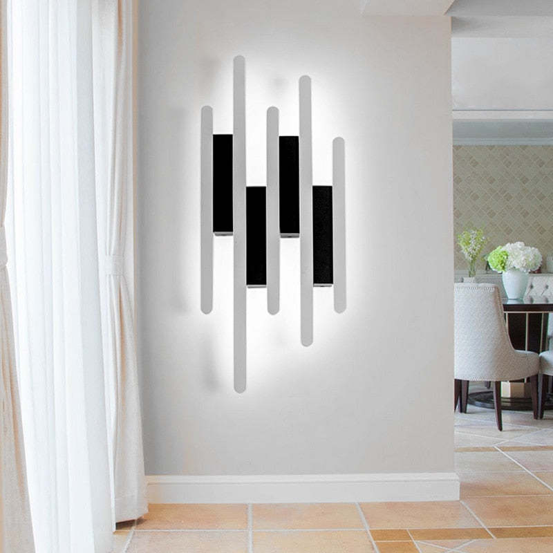 Arisha Industrial Black & White Wall Lamp, 2 Styles - Neutral Decor