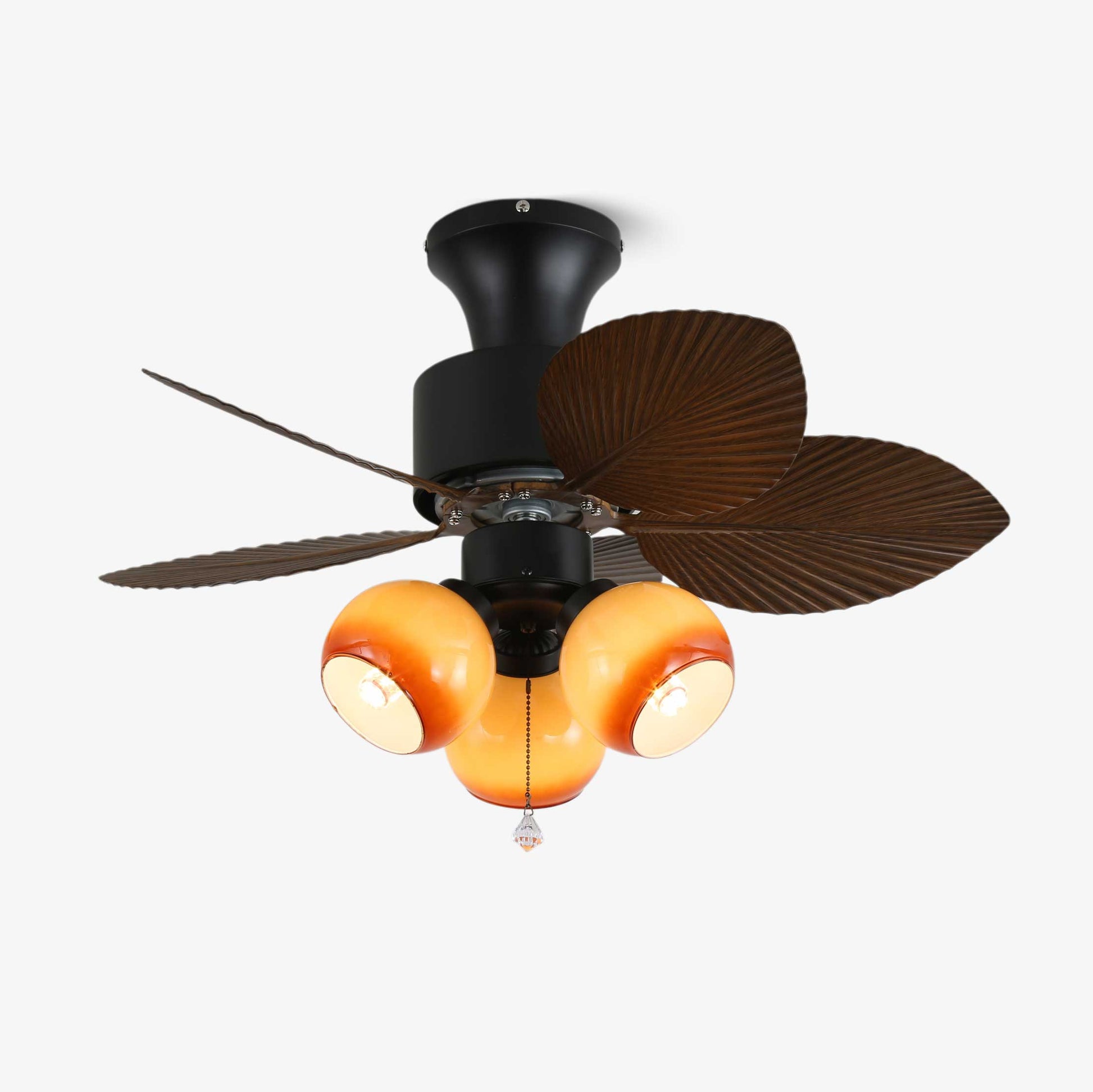 Marvella Vintage Wood Ceiling Fan Light-Neutral Decor
