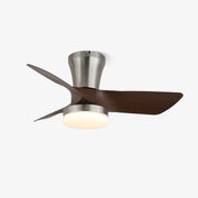 Trivon Modern Wood Ceiling Fan Light-Neutral Decor