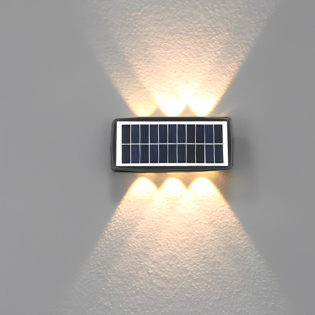 Soldier Rectangular LED Modern ABS Outdoor Wall Lamp