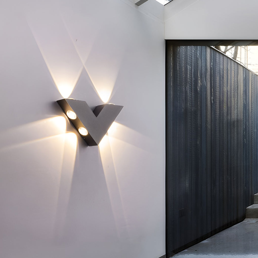 Seeds V-shaped Modern Outdoor Wall Washer Light