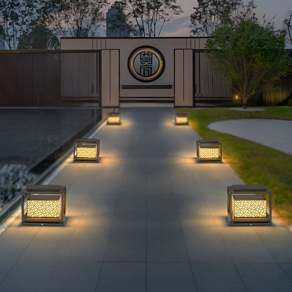 Hetty Square Modern Solar Outdoor Light