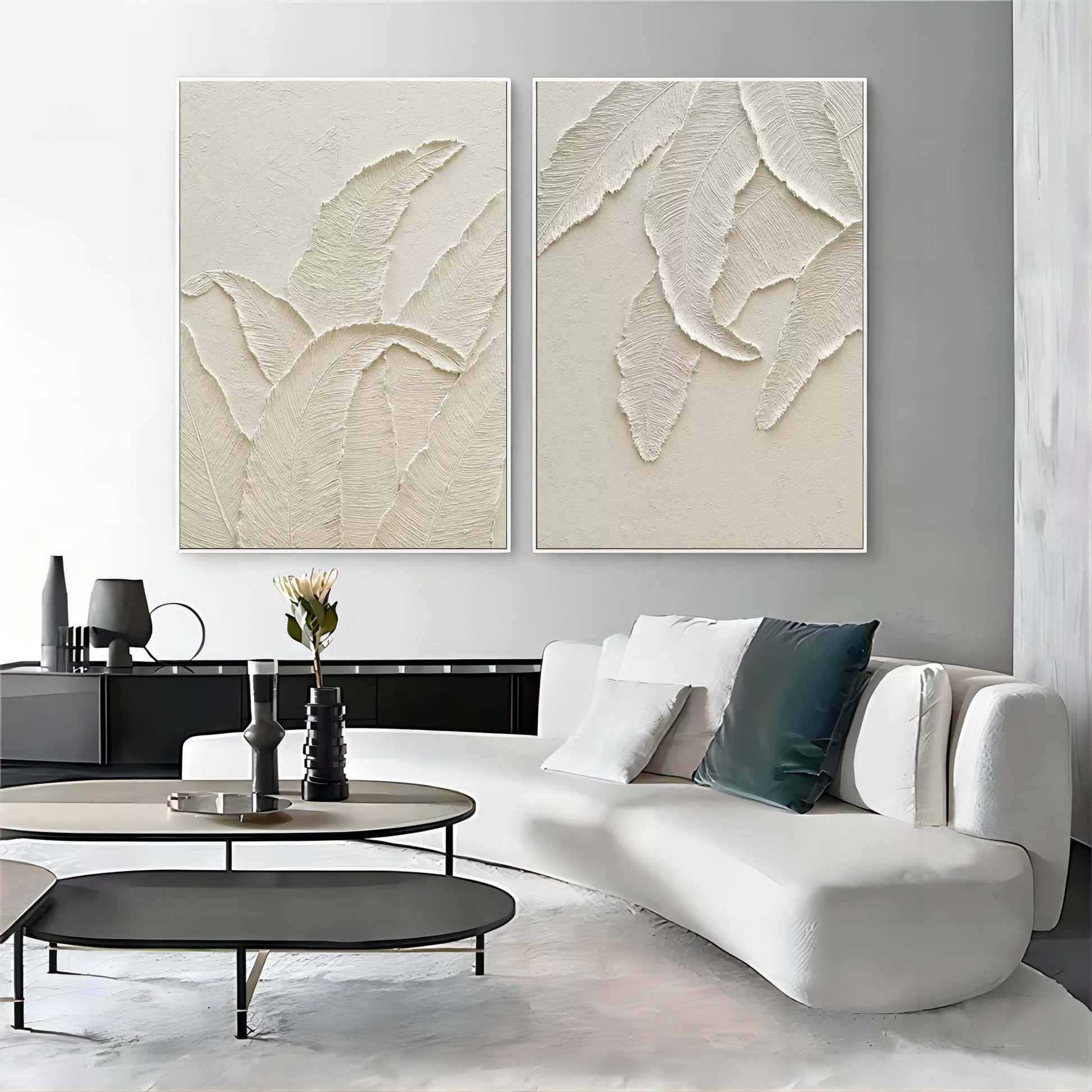Abstract Painting Set Of 2 SP121 - Neutralighting