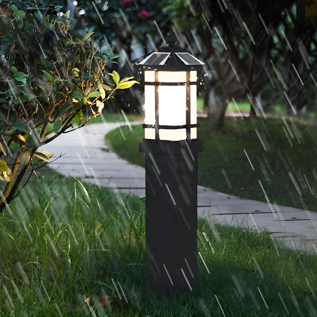 Victria Modern LED Ancient Outdoor Bollard Light