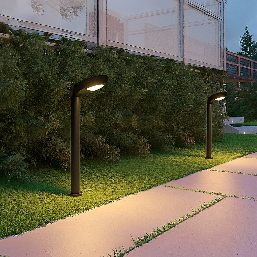 Vnia Minimalist Powered Sleek Outdoor Lawn Lamp