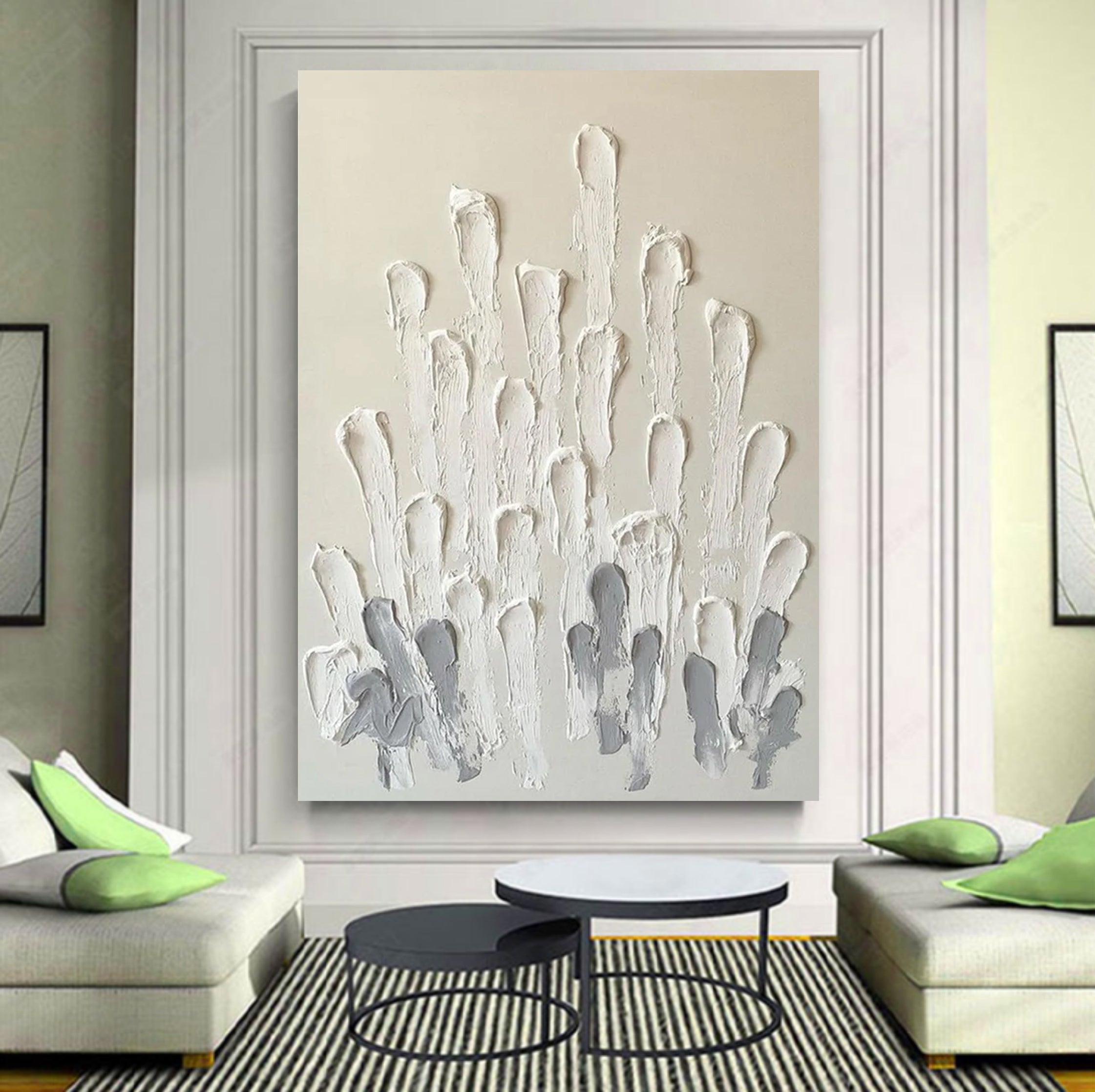 Plaster Art Texture Painting SG167 - Neutralighting