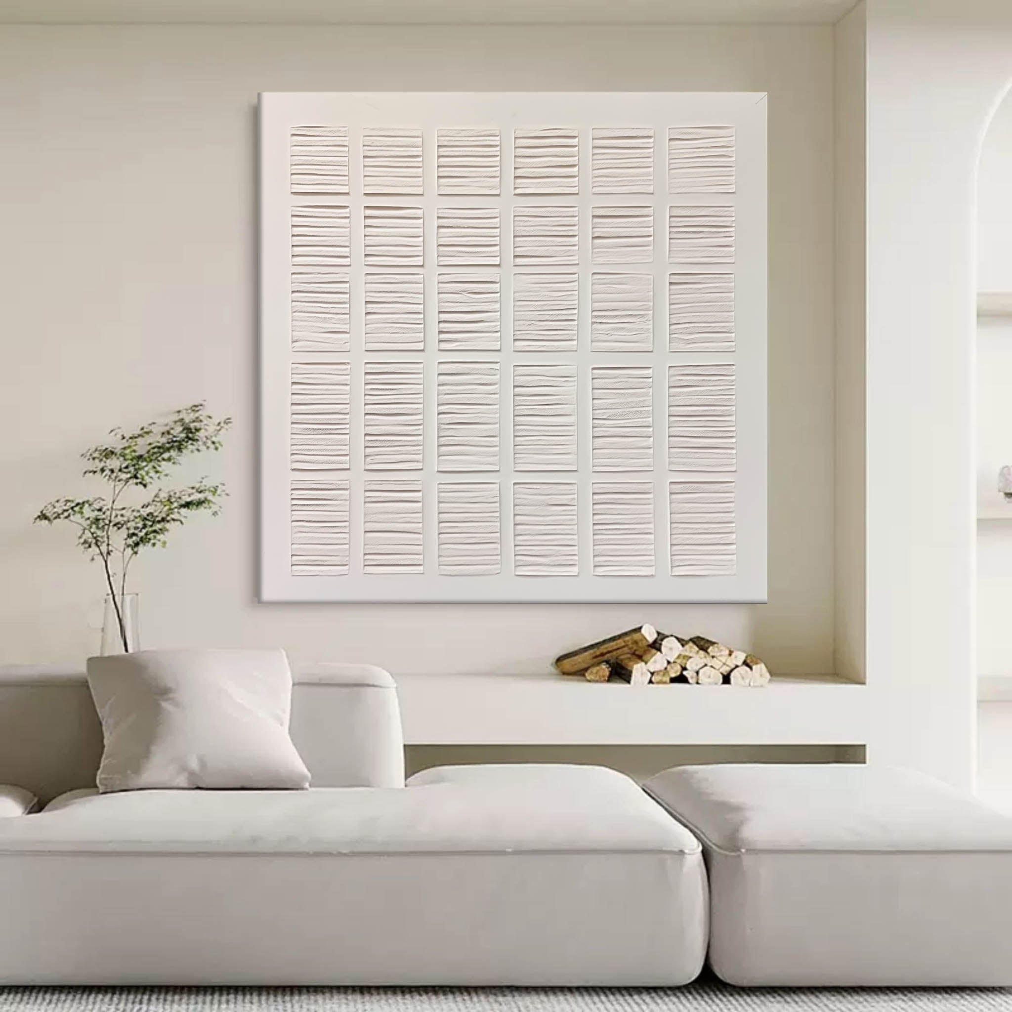 Plaster Art Texture Painting SG228 - Neutralighting