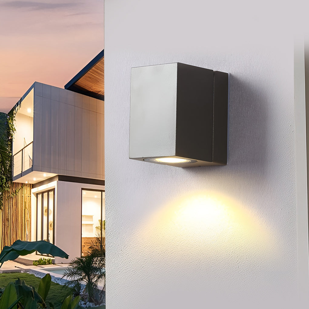 Constnt Square Sensor LED Outdoor Wall Spot Lights