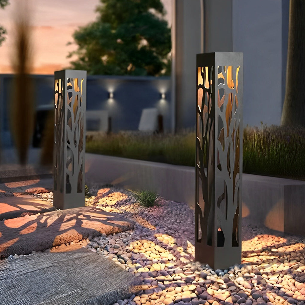 Darrel Modern Creative Stainless Steel Outdoor Lawn Lights
