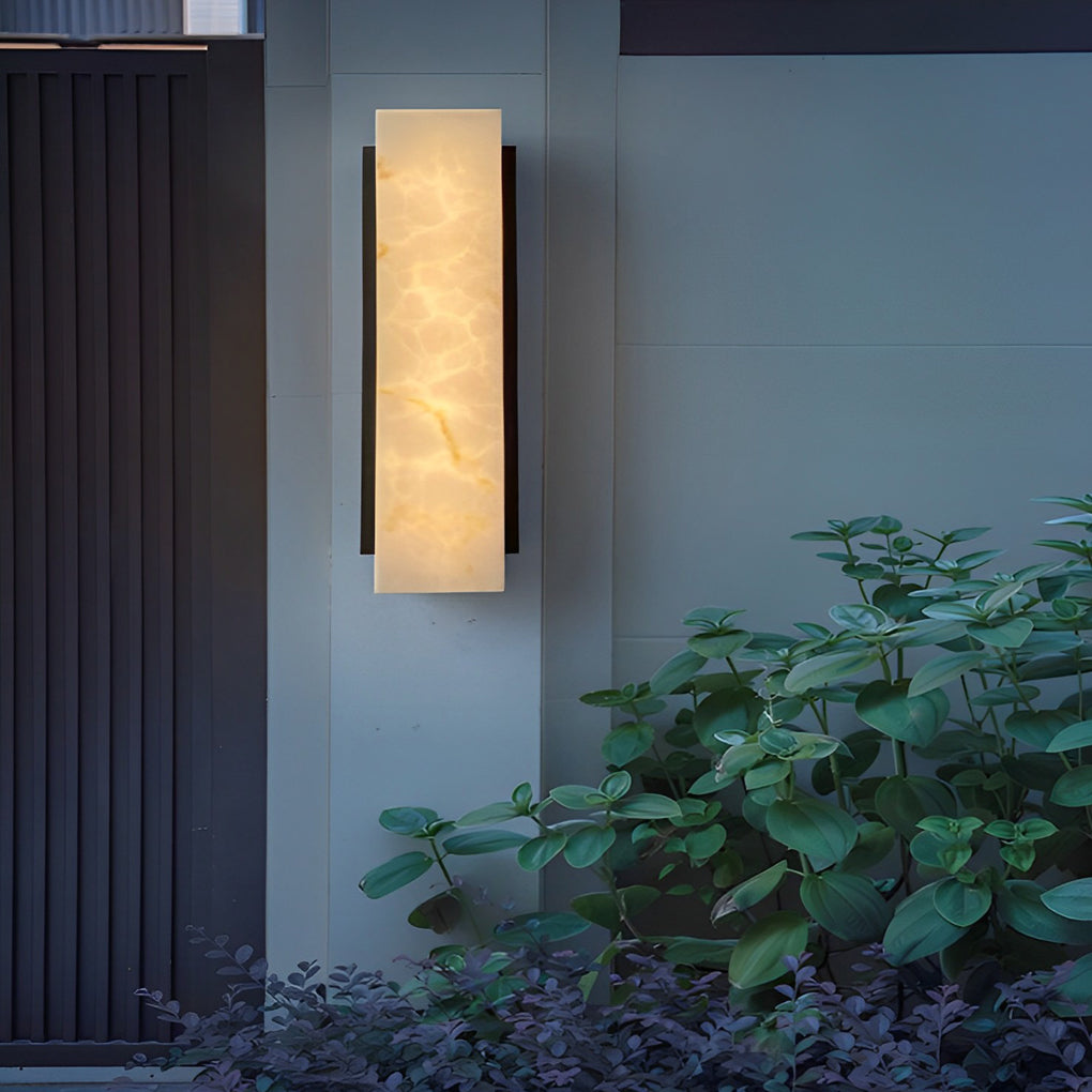 Felcia Rectangular LED Modern Steel Outdoor Wall Lights