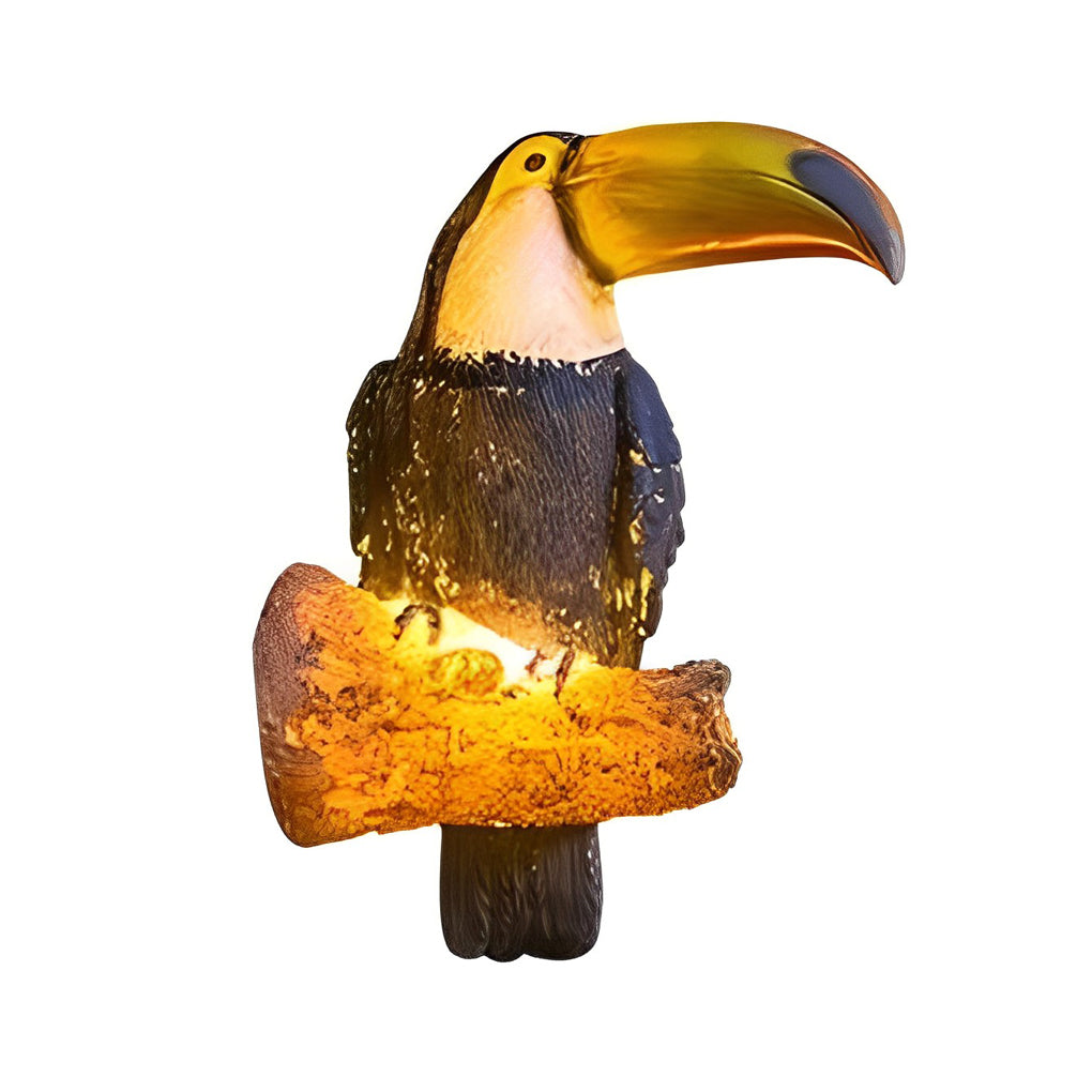 Michael Simulation Animal Parrot LED Resin Outdoor Lights