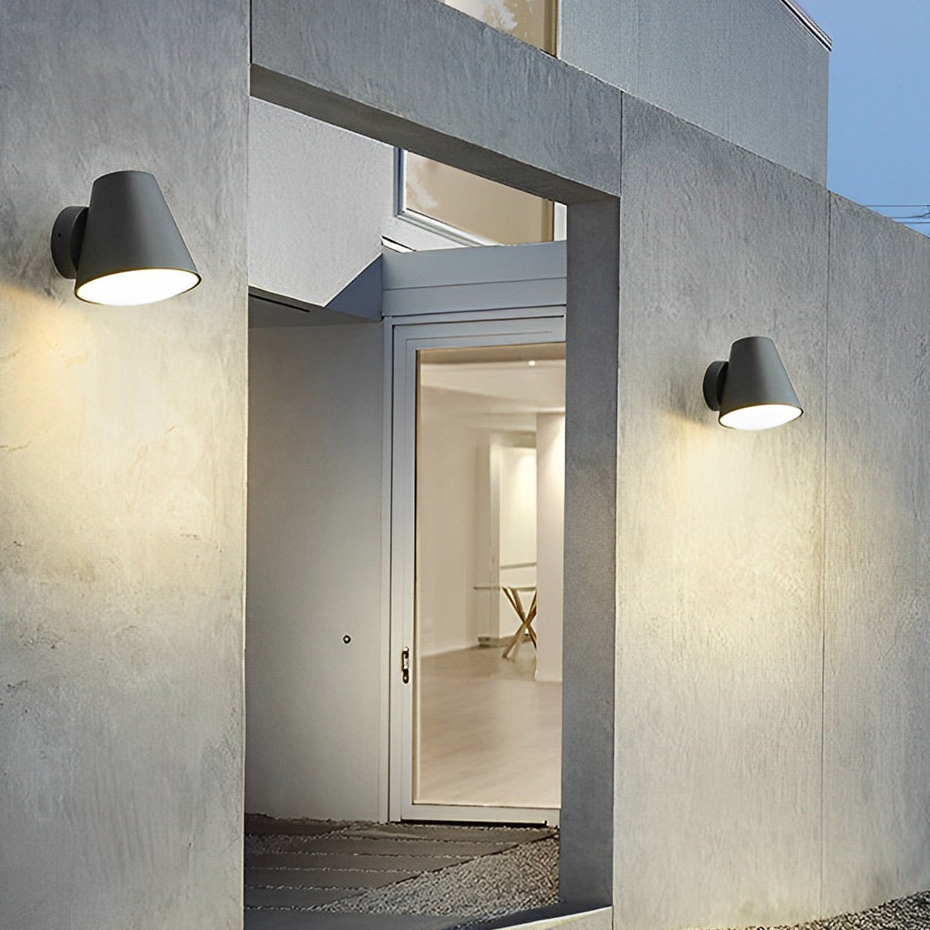 Nacy Cone Shape LED Modern Outdoor Wall Lamp