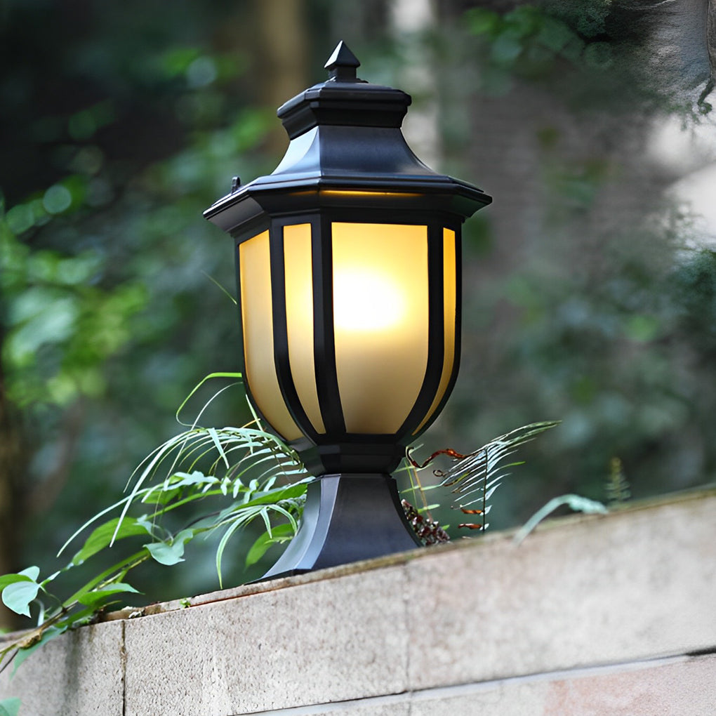 Melssa Retro European Outdoor Pillar Post Lights