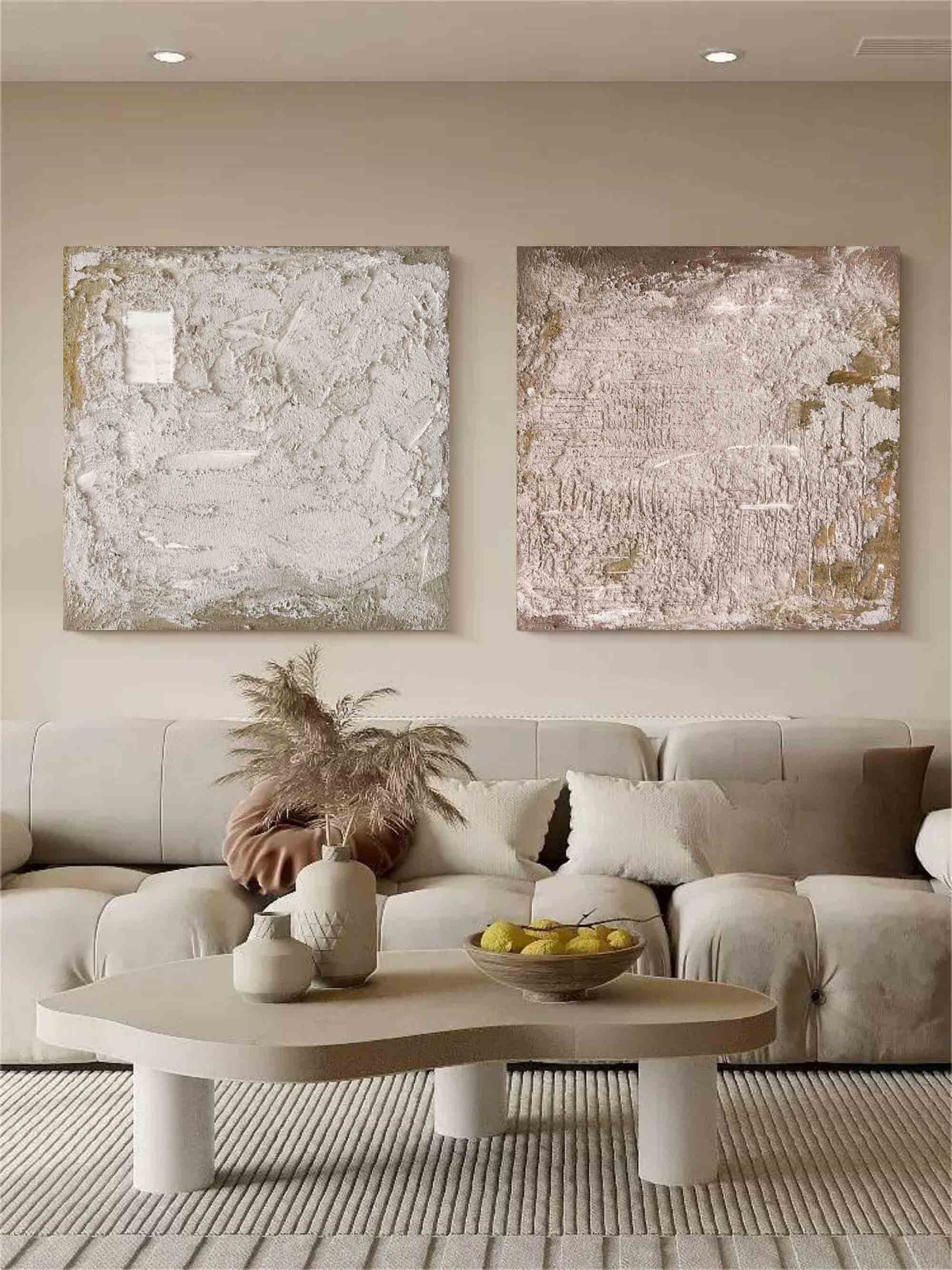 Abstract Painting Set Of 2 SP143 - Neutralighting