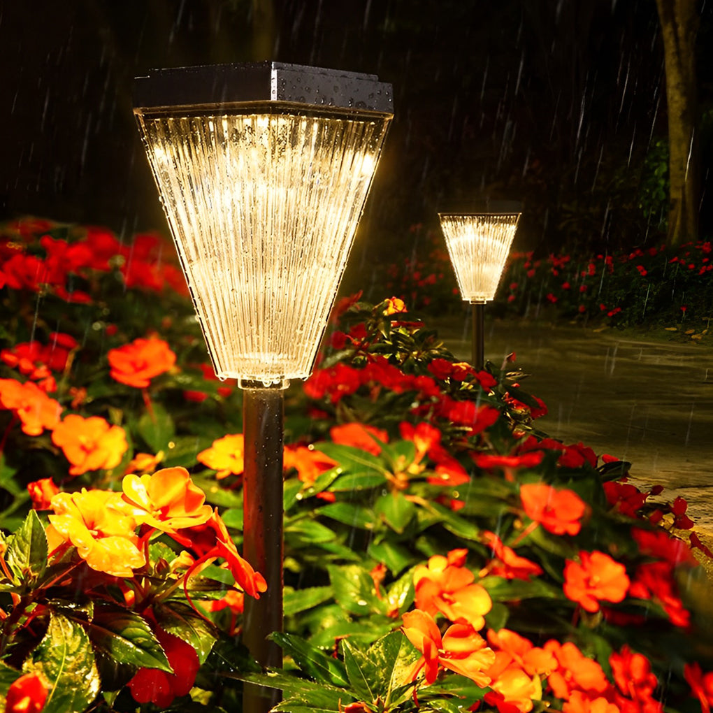 Karan Lampshade LED ABS Outdoor Pathway Post Lamp