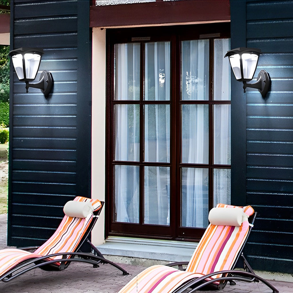 Fern Solar Powered Porch LED Outdoor Wall Light