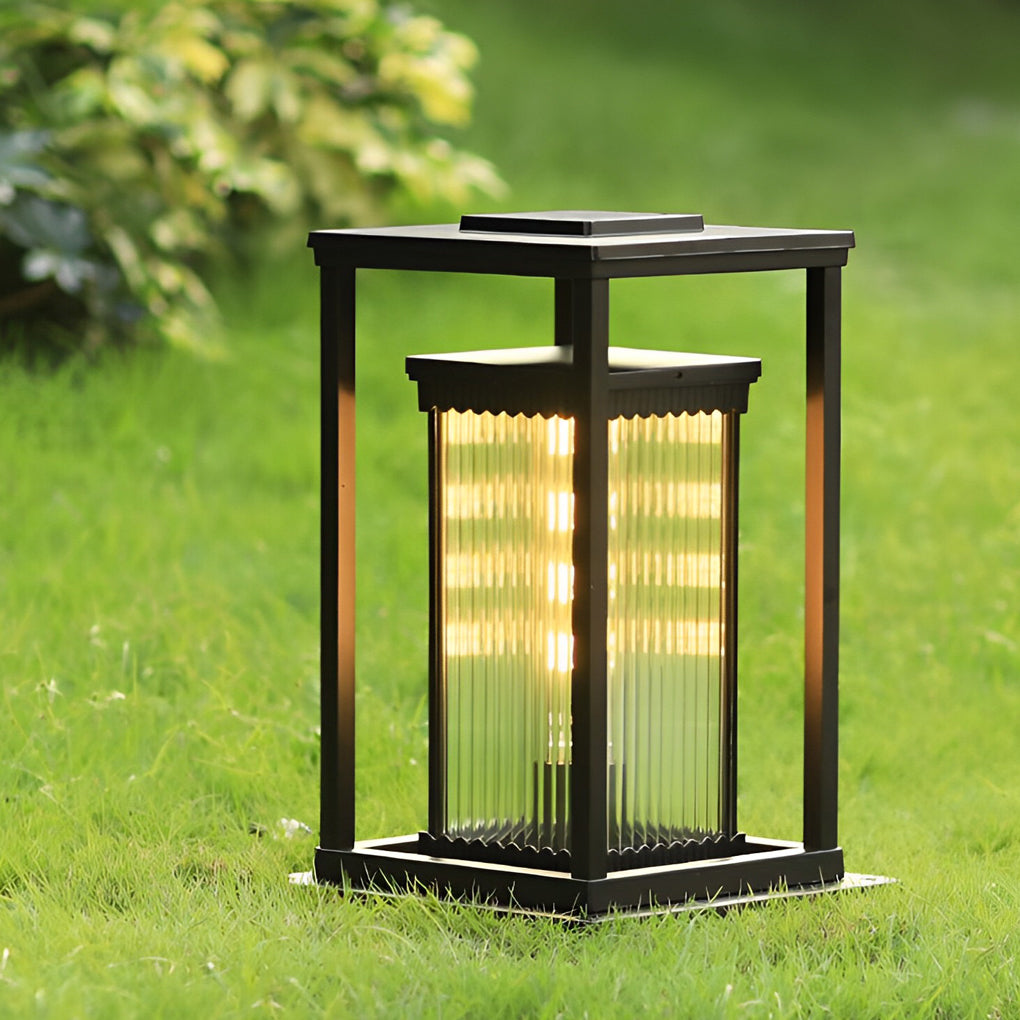 Hadley Lawn Ribbed Outdoor Pathway Lights