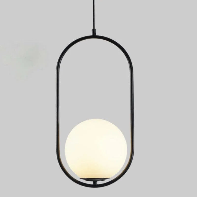 Arisha Modern Globe Metal/Glass Pendant Light, 3 Style - Neutral Decor