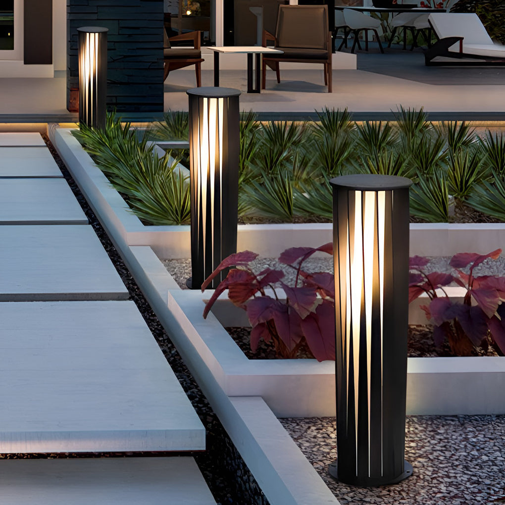Bethany Geometric Cage LED Outdoor Pathway Lights