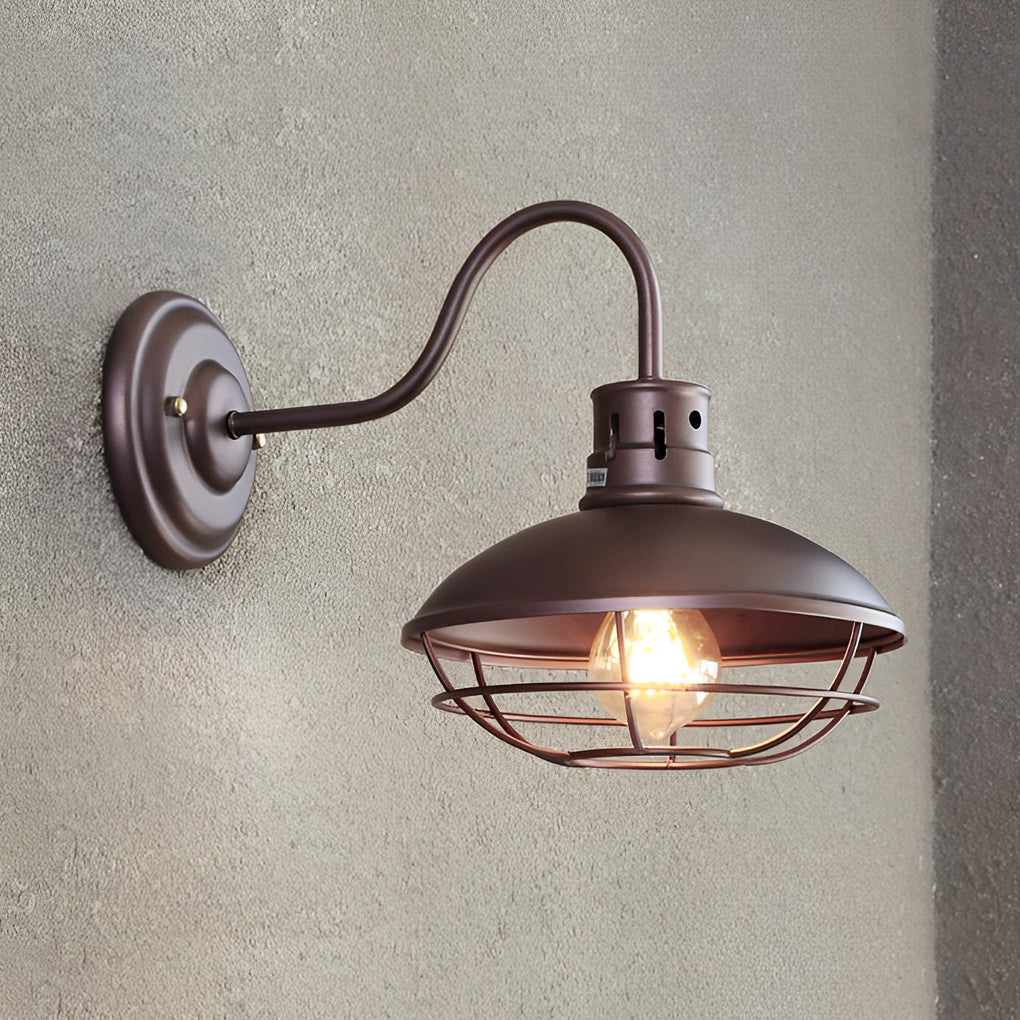 Olivia Retro LED Industrial Outdoor Wall Lights