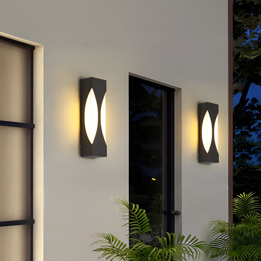 Creative Rectangular Modern Outdoor Wall Sconce