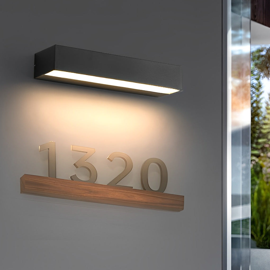 Rosemary Minimalist Strip Outdoor Wall Washer Light