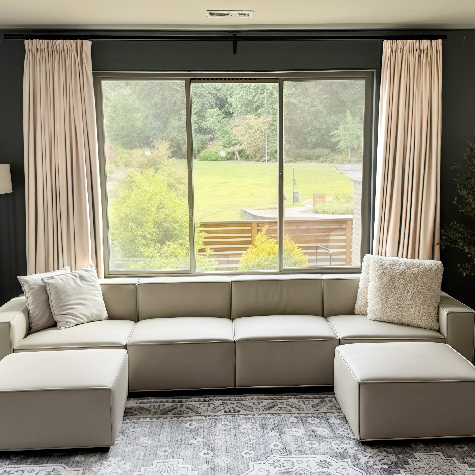 Belgian Flax Linen Blackout Curtains & Drapes-Neutral Decor