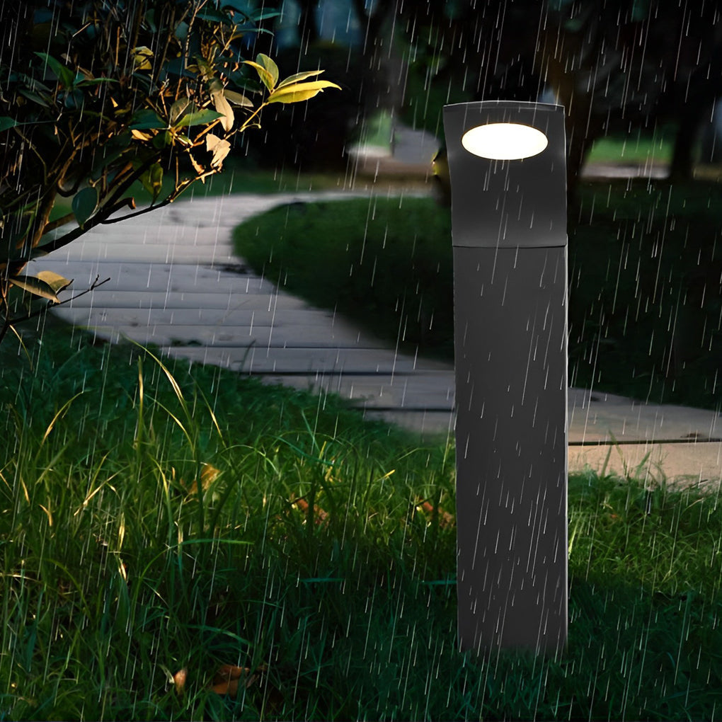 Vance Curved Head LED Outdoor Pathway Lights