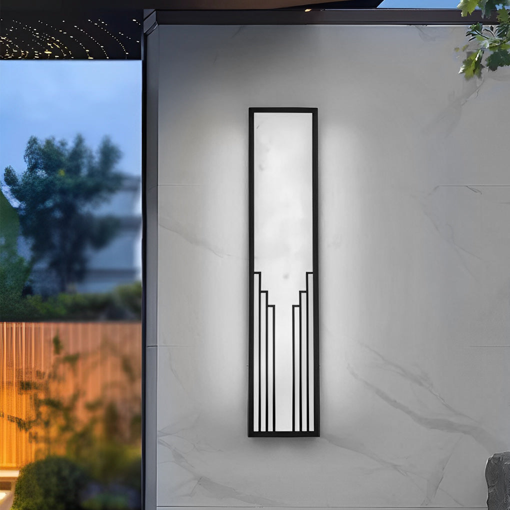 Gertrude Strip LED Modern Resin Outdoor Wall Light