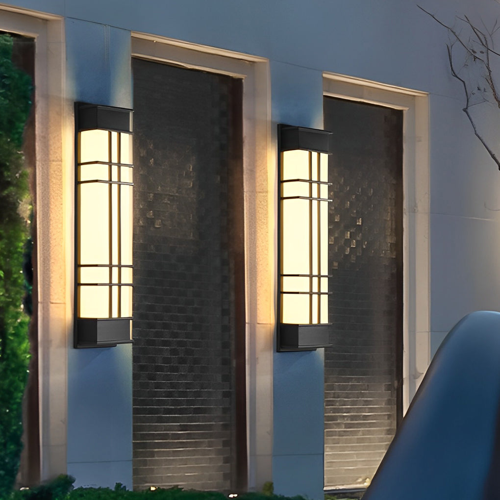 Loisa Retro Rectangular LED Traditional Outdoor Wall Lamp