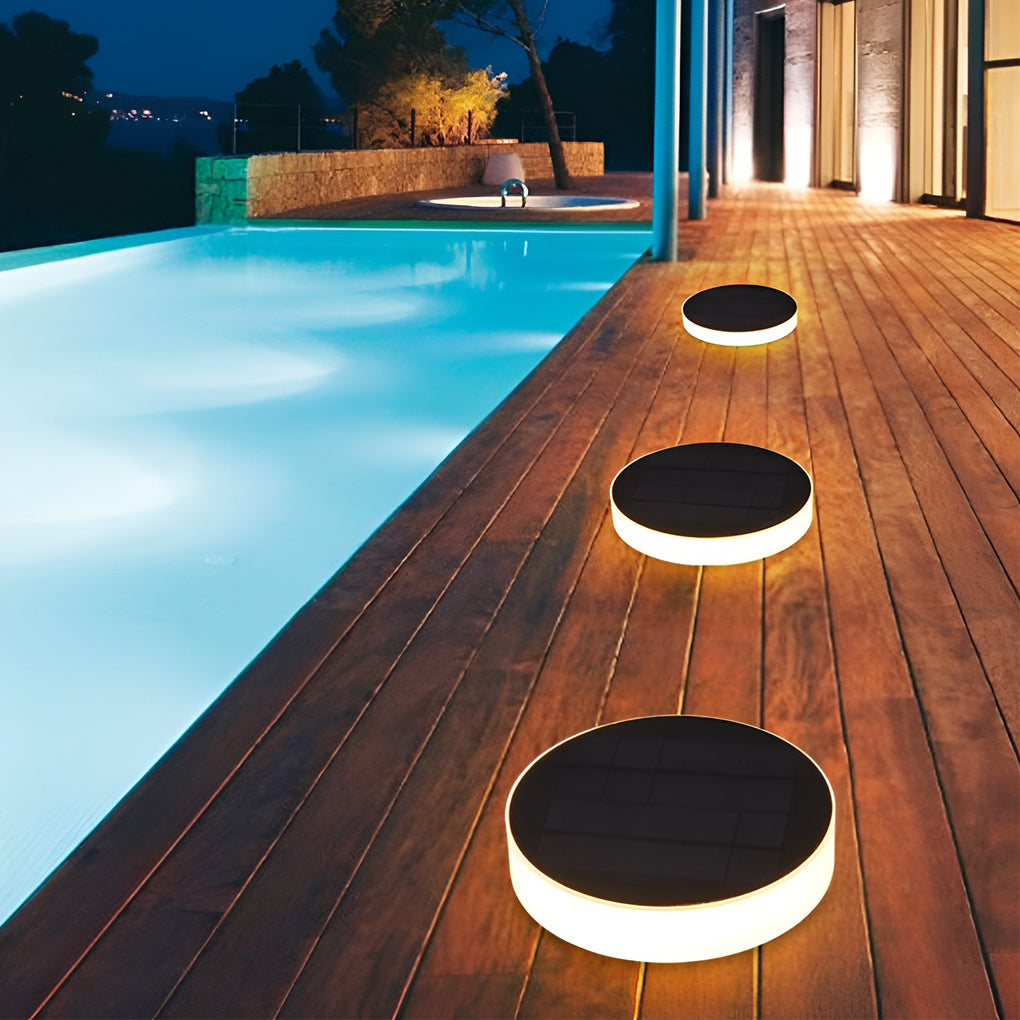 Imogene Seamless Disk Elegant LED PC Outdoor Light