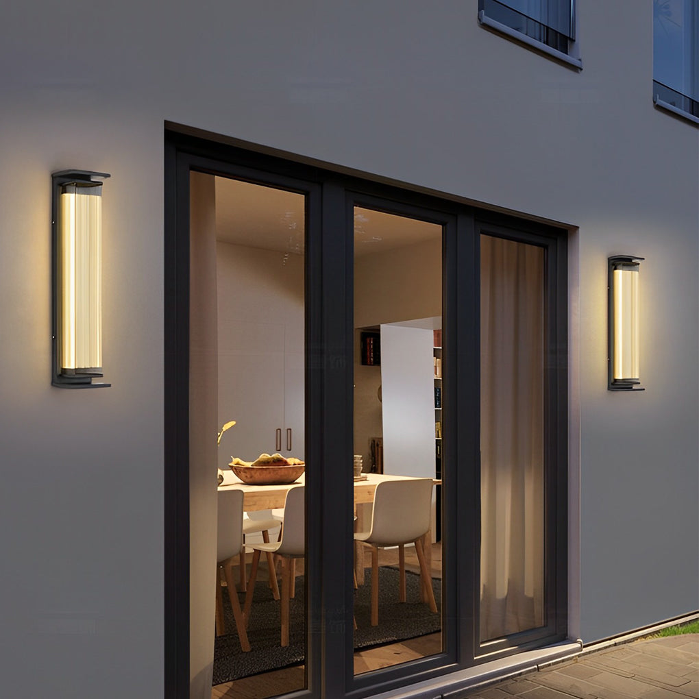 Quenna Creative Strip Modern Outdoor Wall Lights