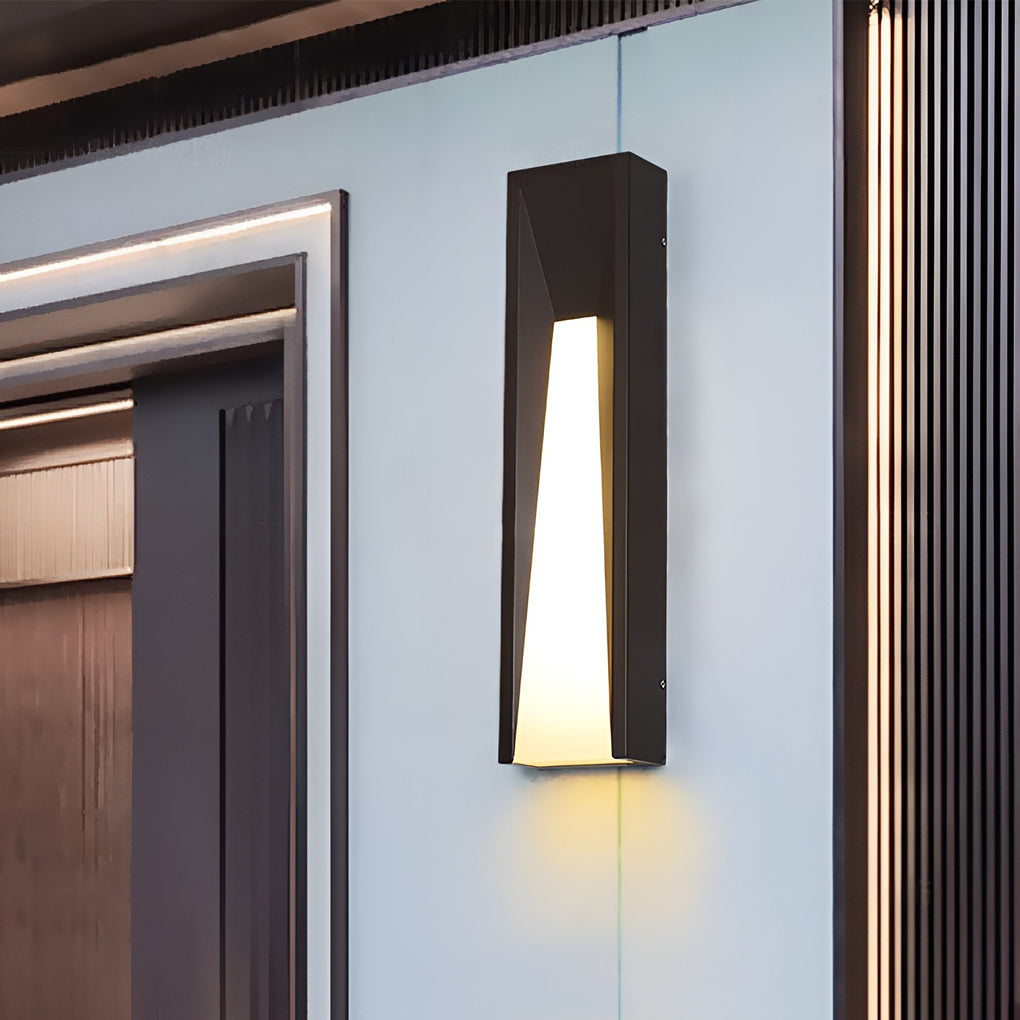 Vera LED Modern Steel Outdoor Sconces Wall Light