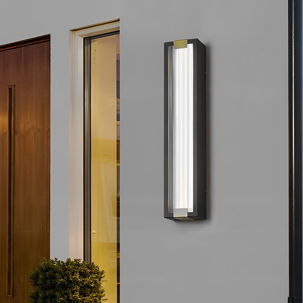Juie Rectangular LED Modern Outdoor Porch Lights