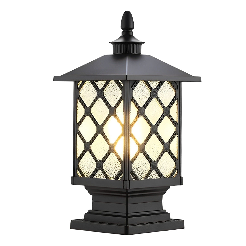 Gerret Retro Creative Outdoor Fence Pillar Lamp