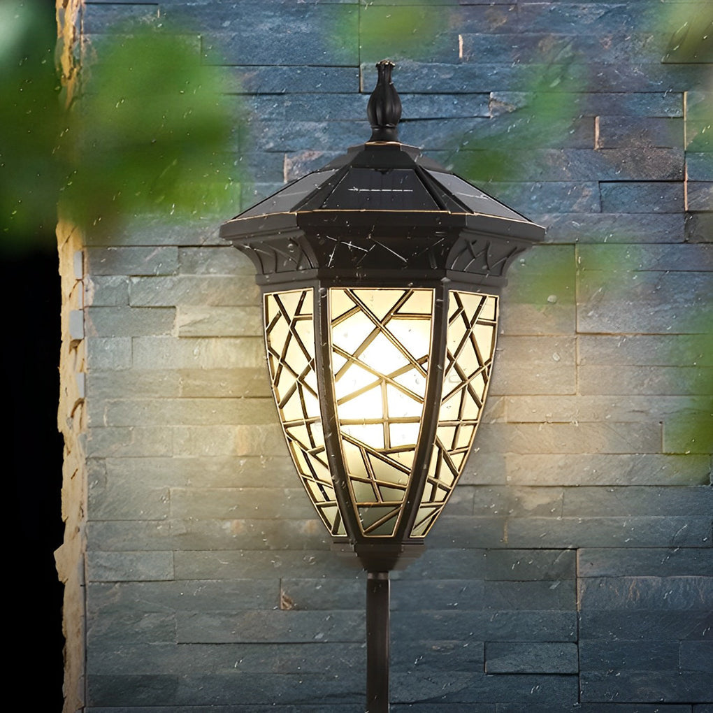 Bond Retro Pattern American Style Outdoor Wall Lamp